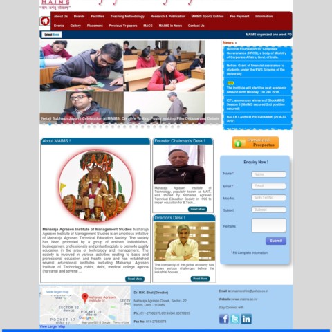 Maharaja Agrasen Institute of Management Studies